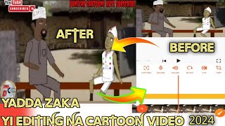 yadda zaka dorawa cartoon magana ciking sauki editing caryoon2024 [upl. by Gretal]