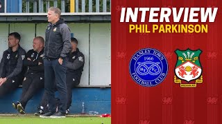 INTERVIEW  Phil Parkinson after Hanley Town [upl. by Ayrad]