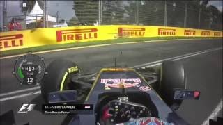 F1 2016 Max Verstappen Spins Onboard at Australian GP on Free Practice 1 [upl. by Corbie]