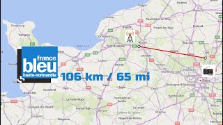 DXFM France Bleu HauteNormandie  France  106 km to Chantilly  France 1409  Qodosen SR286 [upl. by Harriett118]