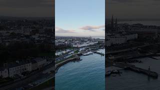 Early Morning Dun Laoghaire Dublin Aerial Photography DJI Mini Pro 4 Ireland europe visitdublin [upl. by Mendelsohn983]