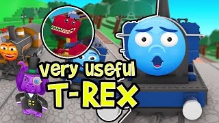 Dinosaur amp Train Animation  Tank Engines Parody  A Very Useful TRex [upl. by Yhtac473]