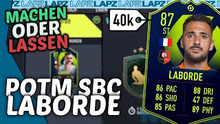 FIFA 22 LABORDE POTM SBC💯 Wie stark ist die Karte wirklich🧐 Machen oder Lassen [upl. by Aihsyla]