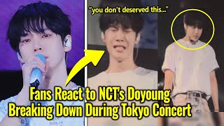 Fans React to NCTs Doyoung Breaking Down During Tokyo Concert Amid Taeils Ongoing Case [upl. by Kipp]