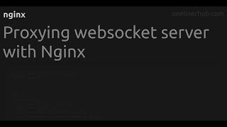 Proxying websocket server with Nginx [upl. by Hawker]