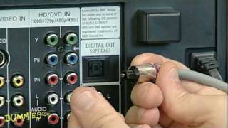 How to Connect an HDTV to Your Sound System or Home Theater For Dummies [upl. by Rhona943]