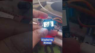 Displaying bitmap image on small oled display iot display [upl. by Harman]