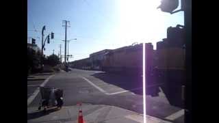 South City Switcher  San Francisco freight rail at 3rd Street and Carroll Avenue [upl. by Rob605]