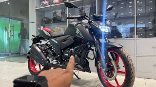 2024 New Tvs Apache RTR 160 4v Dual ABSSpecial Edition Full Black Review In Hindi 🖤 [upl. by Galang]