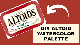 Altoids DIY Watercolor Travel Palette [upl. by Tommy353]