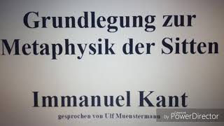 Vorrede Grundlegung zur Metaphysik der Sitten  Kant erzähl mal [upl. by Atikahs]