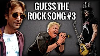 Guess the Rock Song 3  QUIZ [upl. by Rennane]