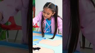 Kids amp Parents Play Giant Operation Game [upl. by Aidekal]