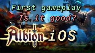 Albion online iOS  First gameplay [upl. by Eniamreg879]