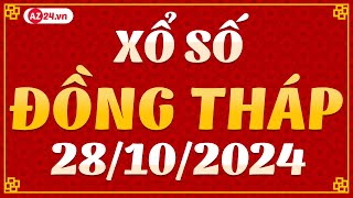 Xổ Số Đồng Tháp ngày 28 tháng 10  XSDT  SXDT  XSDTHAP  Kết quả xổ số kiến thiết Đồng Tháp [upl. by Nawed]