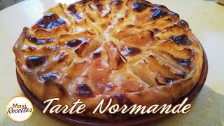 Recette Tarte Normande aux Pommes [upl. by Aurthur805]