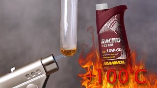 Mannol RacingEster 10W60 Jak czysty jest olej silnikowy Test powyżej 100°C [upl. by Anis]