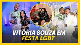 Pregadora Vitória Souza ministra e profetiza em aniversário de influencer LGBT [upl. by Laurentium]