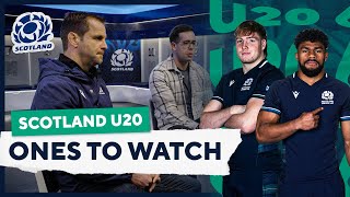 Scotland U20s ONES TO WATCH  Six Nations 2024 [upl. by Jelsma]