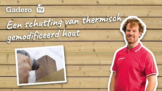 101 Schutting van thermisch gemodificeerd hout maken [upl. by Idnim]