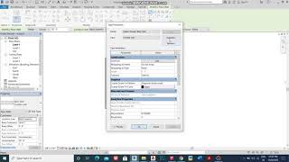 How to change wall thickness and hatch type in revit [upl. by Lewendal152]