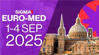 SiGMA EuroMed 2025 Now in September [upl. by Elleirad]