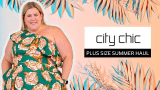 Plus Size Try On Haul City Chic Plus Size Summer Sets [upl. by Burch]