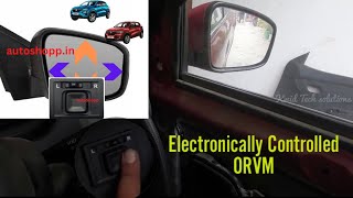 Renault Kwid Electronically Adjustable ORVM installation video [upl. by Arakaj50]