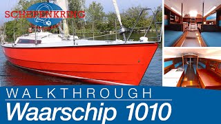 WAARSCHIP 1010 for sale  Yacht Walkthrough   Schepenkring Lelystad  4K [upl. by Esirec]