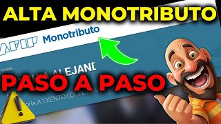 Alta Monotributo Unificado  Paso a Paso AFIP  Guía Completa [upl. by Aicilla]