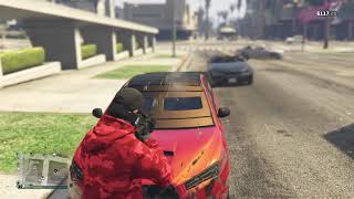 kuruma vs Nightshark GTA V ONLINE [upl. by Zebedee]