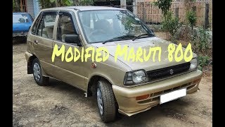 Maruti 800 Restoration 2  Modified maruti 800 [upl. by Ecirtam]