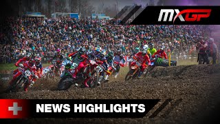 News Highlights  MXGP of Switzerland presented by iXS 2023 MXGP Motocross [upl. by Temme]