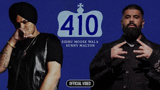 410 Song  Sidhu Moose wala  Sunny Malton  Offical Video [upl. by Rebma]