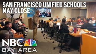 Emotions run high over possibility of closing San Francisco Unified schools [upl. by Hum]