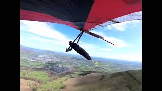 Blorenge Hang Glider Takeoff [upl. by Evelunn]