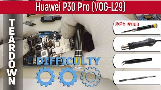 Huawei P30 Pro VOGL29 📱 Teardown Take apart Tutorial [upl. by Zoila]