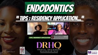 Top TIPS For Applying To ENDODONTICS Residency Programs from HARVARD Graduate  DrDarwin™️ [upl. by Ley]