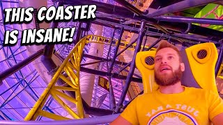 Riding CRAZY Rides at the ADVENTUREDOME  Circus Circus in Las Vegas [upl. by Batholomew678]