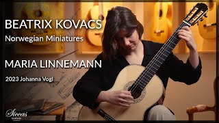 Beatrix Kovacs plays Norwegian Miniatures by Maria Linnemann on a 2023 Johanna Vogl Classical Guitar [upl. by Ecarret291]