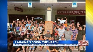 Anniversary celebration for popular Lahaina restaurant becomes reunification party [upl. by Lenz]