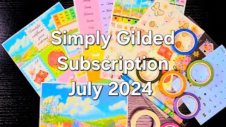 Simply Gilded July 2024 Subscription Box [upl. by Rahel]