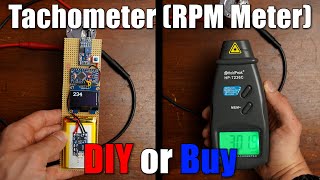 Tachometer RPM Meter  DIY or Buy  How a 3€ sensor outdoes a 29€ product [upl. by Elvira]