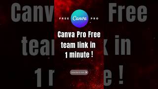 How to Get Canva Pro Team Invite Link in 1 minute [upl. by Enomahs778]