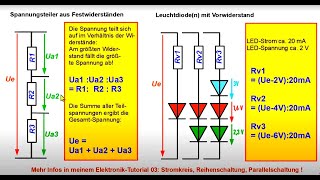 Experimente mit Spannungsteiler Stromquelle Wheatstonesche Brücke [upl. by Trela]