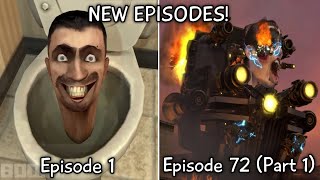 Skibidi Toilet 1  72 Part 1 All Episodes 60 FPS REMASTERED Gman Killed Astro Toilet Episode 77 [upl. by Ajiak]