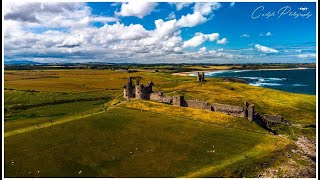 Dunstanburgh Castle via DJI Mini 2 Drone in 4K [upl. by Warton]