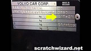 How To Find Your Volvos Paint Code [upl. by Altis]