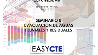 Seminario 8 CYPECAD MEP Evacuación de aguas [upl. by Cung]