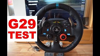 Logitech G29 Racing Lenkrad Driving Force  Racing Wheel PS4 PS3 PC  TEST  Wheel Stand Pro [upl. by Mena]